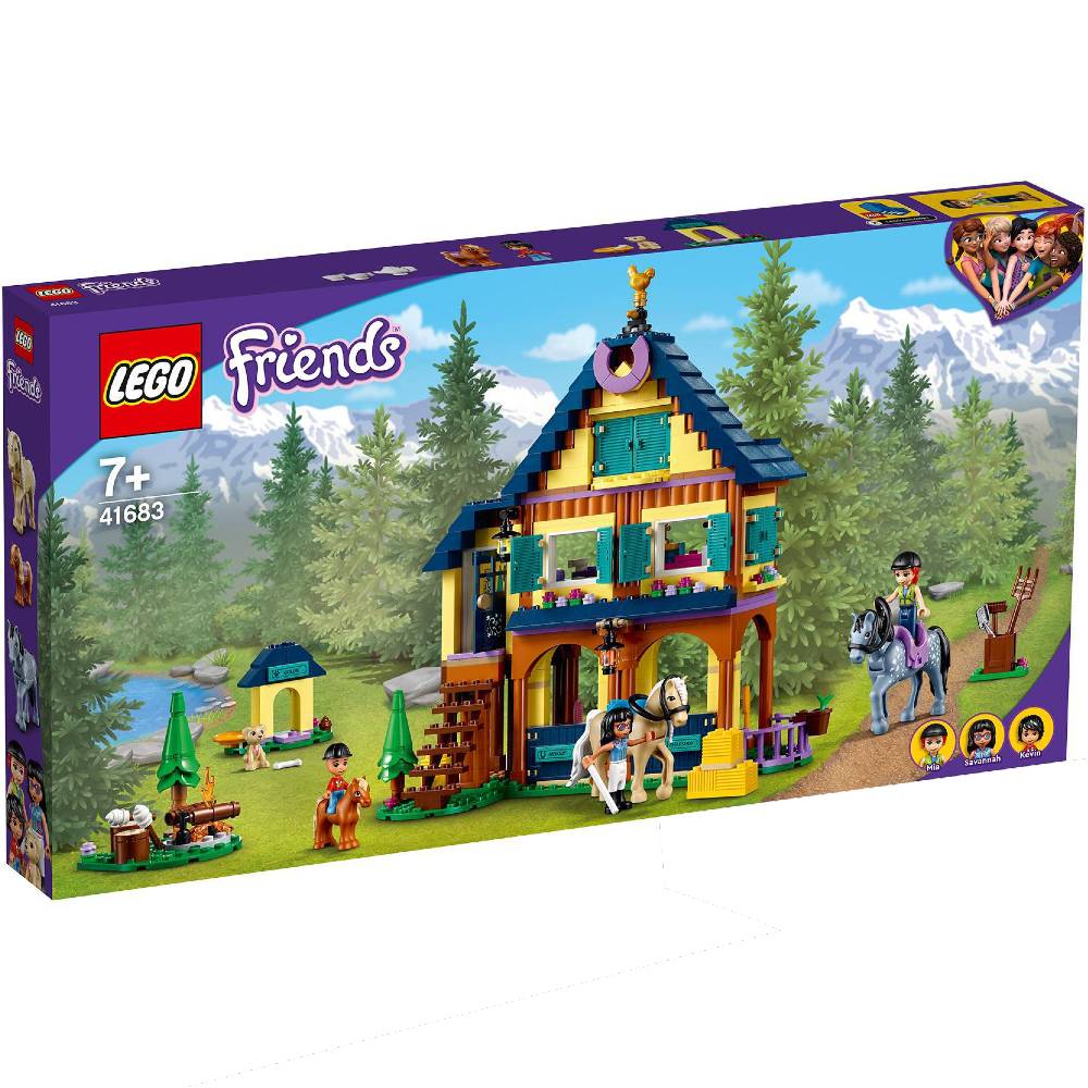 

Конструктор LEGO Friends Лесной центр верховой езды 511 деталей (41683), Конструктор Friends Лісовий