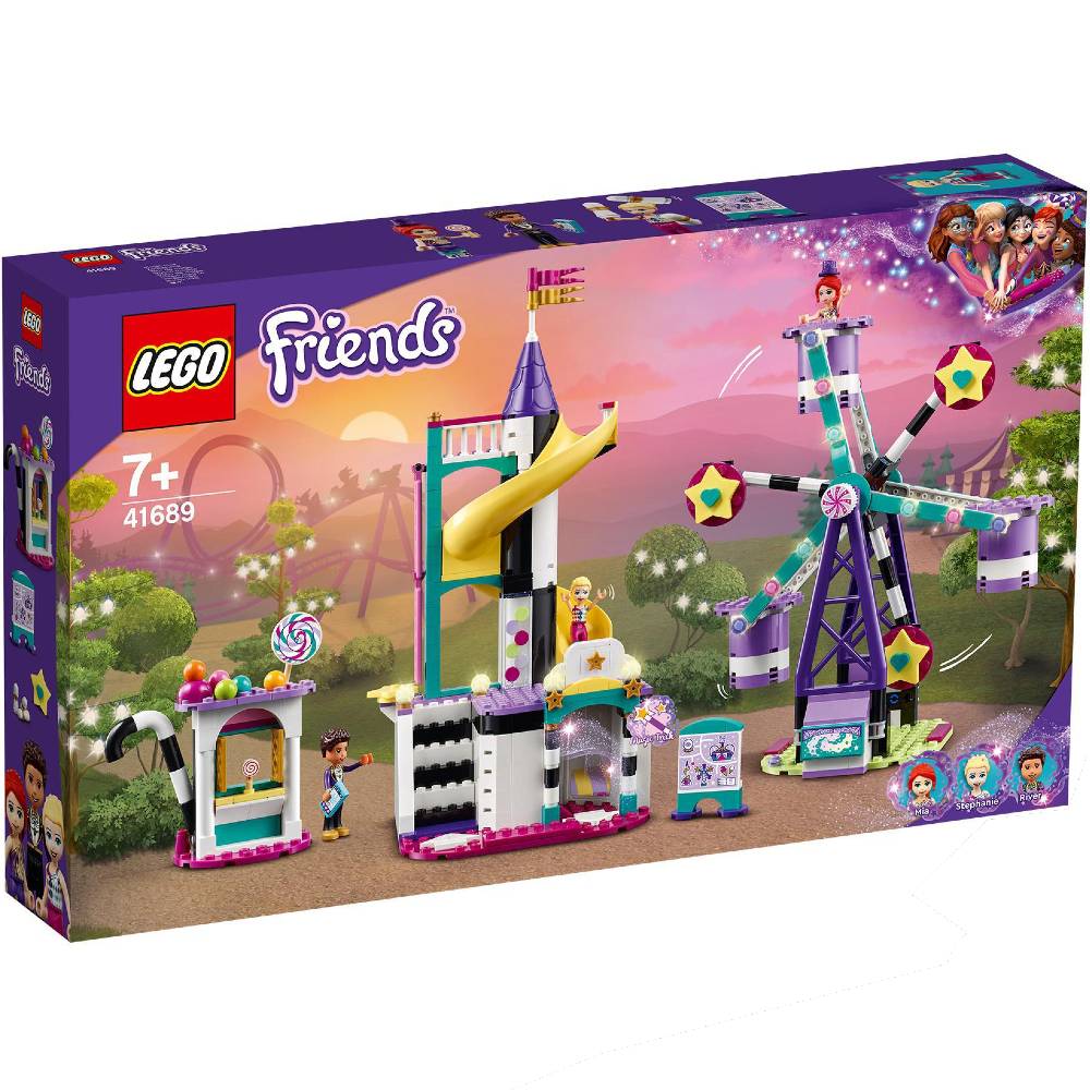 

Конструктор LEGO Friends Магическое колесо обозрения и горка 545 деталей (41689), Конструктор Friends Магічне