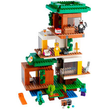 Конструктор LEGO Minecraft Сучасний будиночок на дереві 909 деталей (21174)