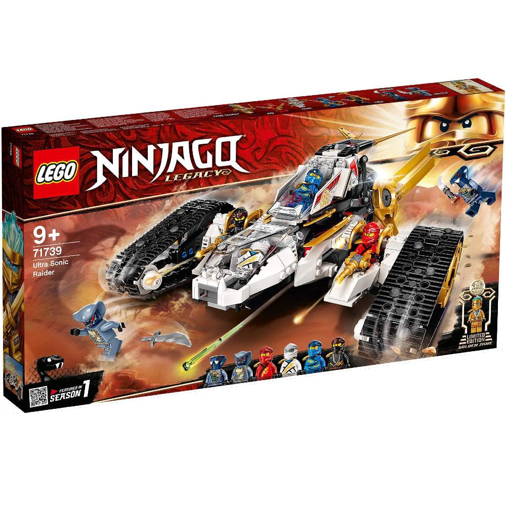 

Конструктор LEGO Ninjago Сверхзвуковой самолёт 725 деталей (71739), Конструктор Ninjago Надзвуковий літак 71739