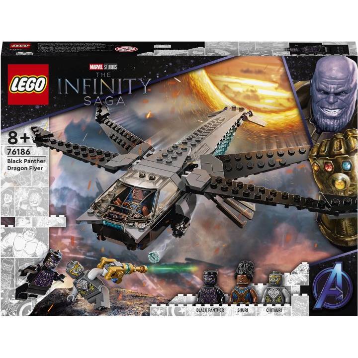 

Конструктор LEGO Super Heroes Корабль Чёрной Пантеры «Дракон», Конструктор Super Heroes Флаєр-