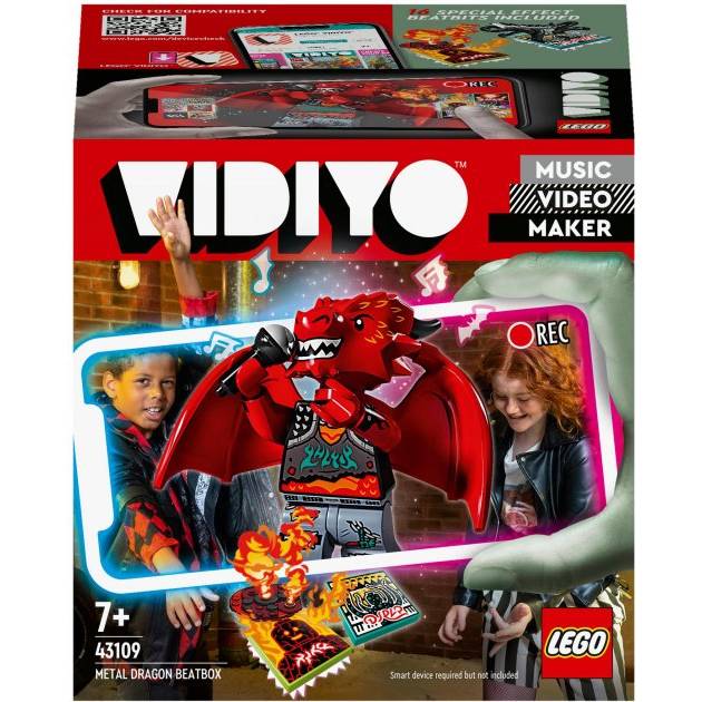 

Конструктор LEGO VIDIYO Metal Dragon BeatBox (43109), Конструктор VIDIYO BeatBox Metal Dragon