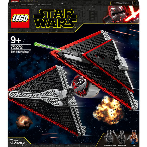 

Конструктор LEGO Star Wars Истребитель СИД ситхов 470 деталей (75272), Конструктор Star Wars Винищувач СІД сітхів
