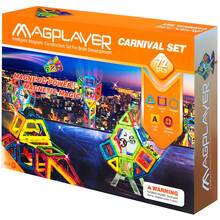 Конструктор магнитный Magplayer 72 элемента (MPA-72)