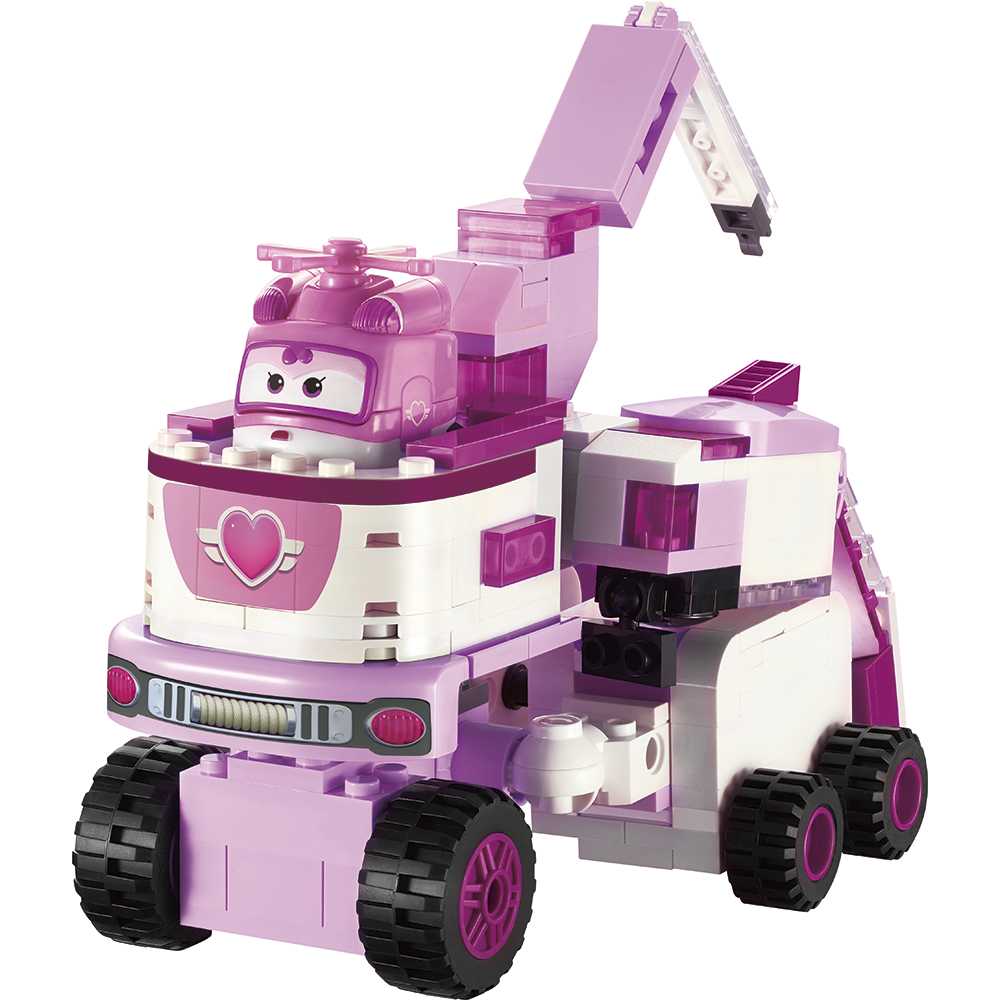 

Конструктор-трансформер Super Wings Small Blocks 2 в 1 Buildable Transforming Vehicle Dizzy (EU385006), Конструктор Small Blocks 2-in-1 Buildable