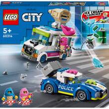 Конструктор LEGO City Police Погоня полиции за грузовиком с мороженым 317 деталей (60314)