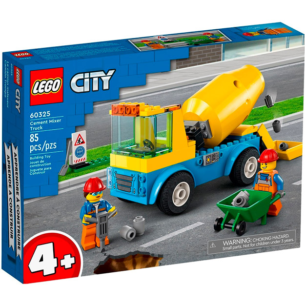 Конструктор LEGO City Вантажівка-бетонозмішувач 85 ел (60325)