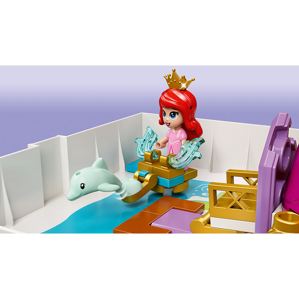 Конструктор LEGO Disney Princess Книга казкових пригод Аріель, Белль, Попелюшки та Тіани 130 деталей (43193) Головний персонаж Аріель