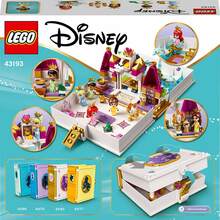 Конструктор LEGO Disney Princess Книга сказочных приключений Ариэль, Белль, Золушки и Тианы 130 деталей (43193)