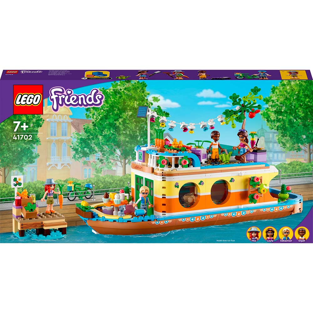

Конструктор LEGO Friends Плавучий дом на канале 737 деталей (41702), Конструктор Friends Плавучий будинок