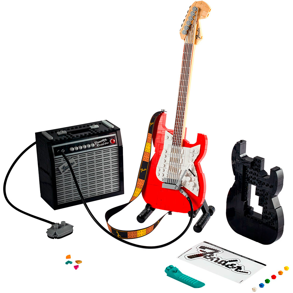 Конструктор LEGO Ideas Fender Stratocaster Гитара 1074 детали (21329) Тип классический