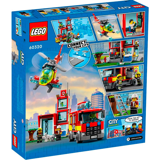 Фото 15 Конструктор LEGO City Пожарное депо 540 эл (60320)