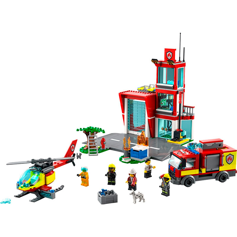 Конструктор LEGO City Пожарное депо 540 эл (60320) Тип классический