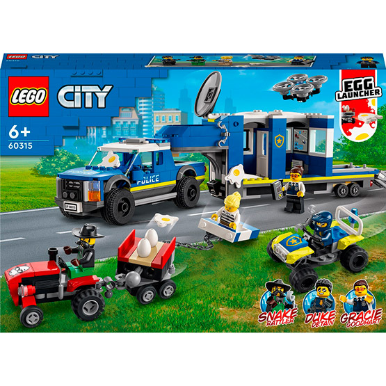 Конструктор LEGO City Поліцейський мобільний командний трейлер 436 ел (60315)