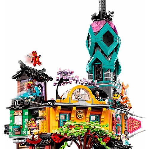 Конструктор LEGO Ninjago Сади Ніндзяго-Сіті 5685 деталей (71741) Кріплення блок