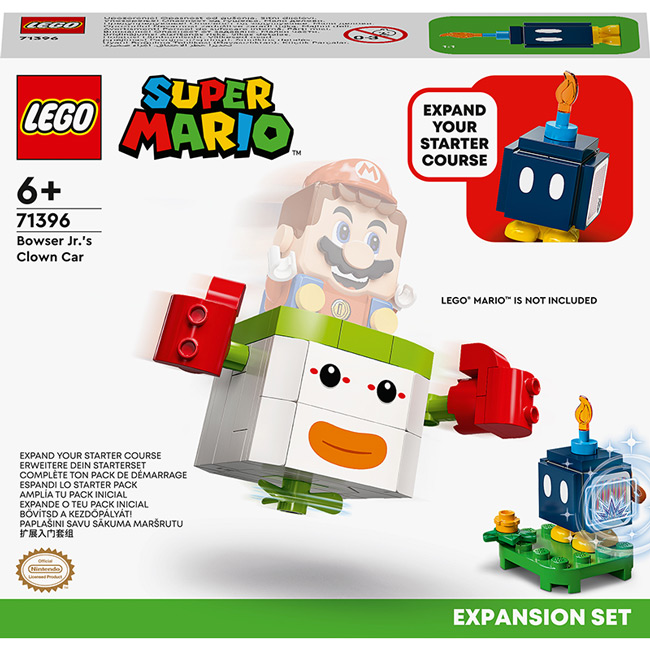 

Конструктор LEGO Super Mario Дополнительный набор Клоуномобиль Боузера-младшего 94 детали (71396), Конструктор Super Mario Додатковий набір