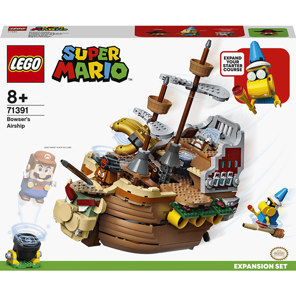 

Конструктор LEGO Super Mario Дополнительный набор Летучий корабль Боузера 1152 деталей (71391), Конструктор Super Mario Літальний аппарат