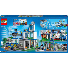 Конструктор LEGO City Полицейский участок 668 деталей (60316)