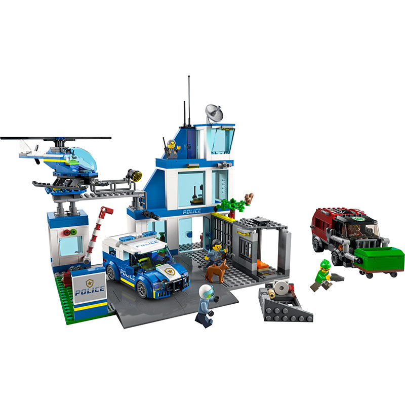 Конструктор LEGO City Полицейский участок 668 деталей (60316) Тип классический