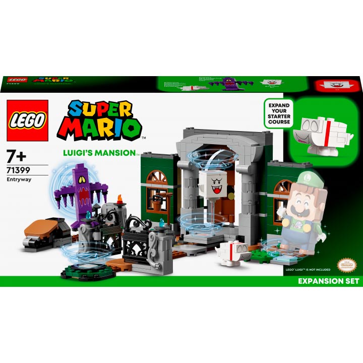 

Конструктор LEGO Super Mario Дополнительный набор «Luigi’s Mansion: вестибюль» 504 детали (71399), Конструктор Super Mario Додатковий набір