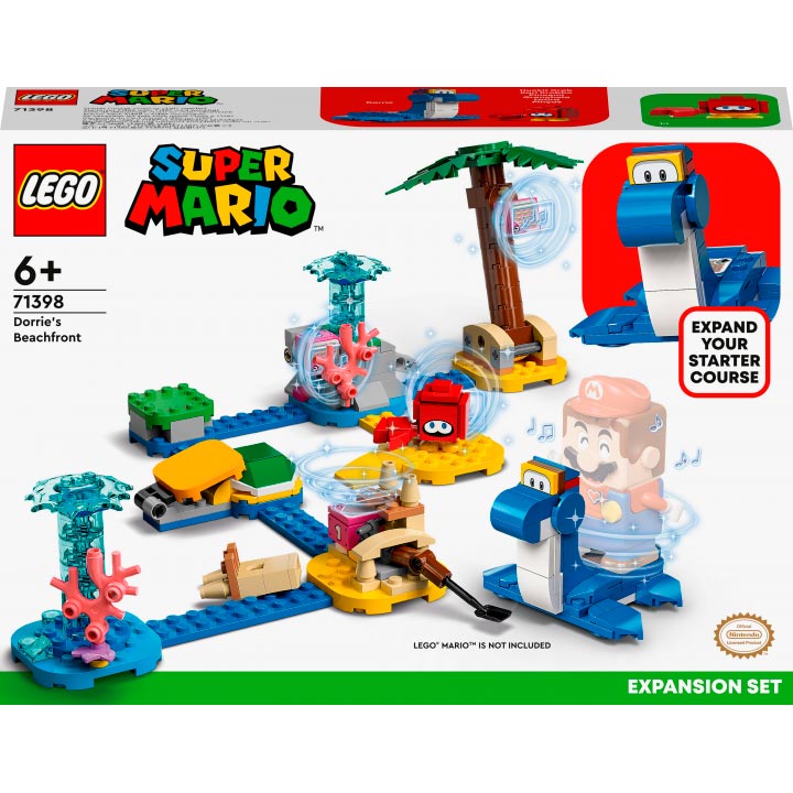 

Конструктор LEGO Super Mario Дополнительный набор «Берег Дорри» 229 деталей (71398), Конструктор Super Mario Додатковий набір