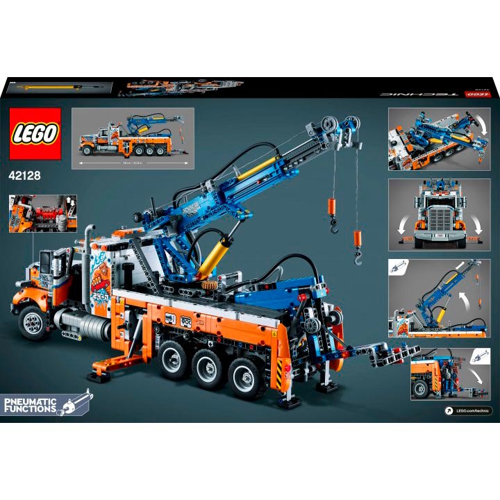 Фото 15 Конструктор LEGO Technic Вантажний евакуатор 2017 деталей (42128)