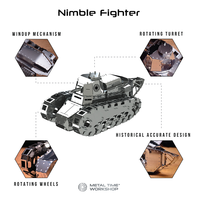 Конструктор METAL TIME Nimble Fighter (MT010) Тип набори моделювання