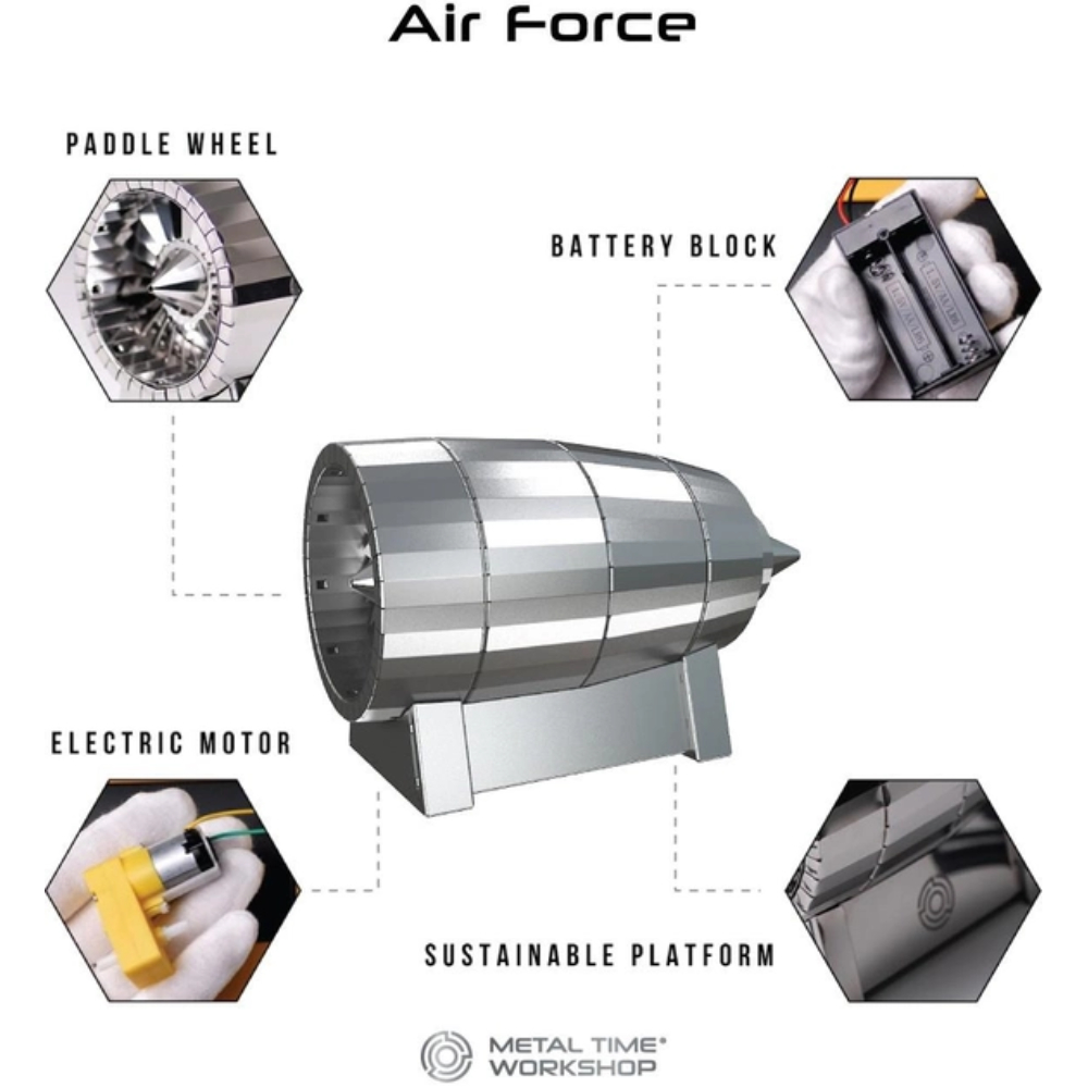 Конструктор METAL TIME Air Force MT022 Тематика транспорт