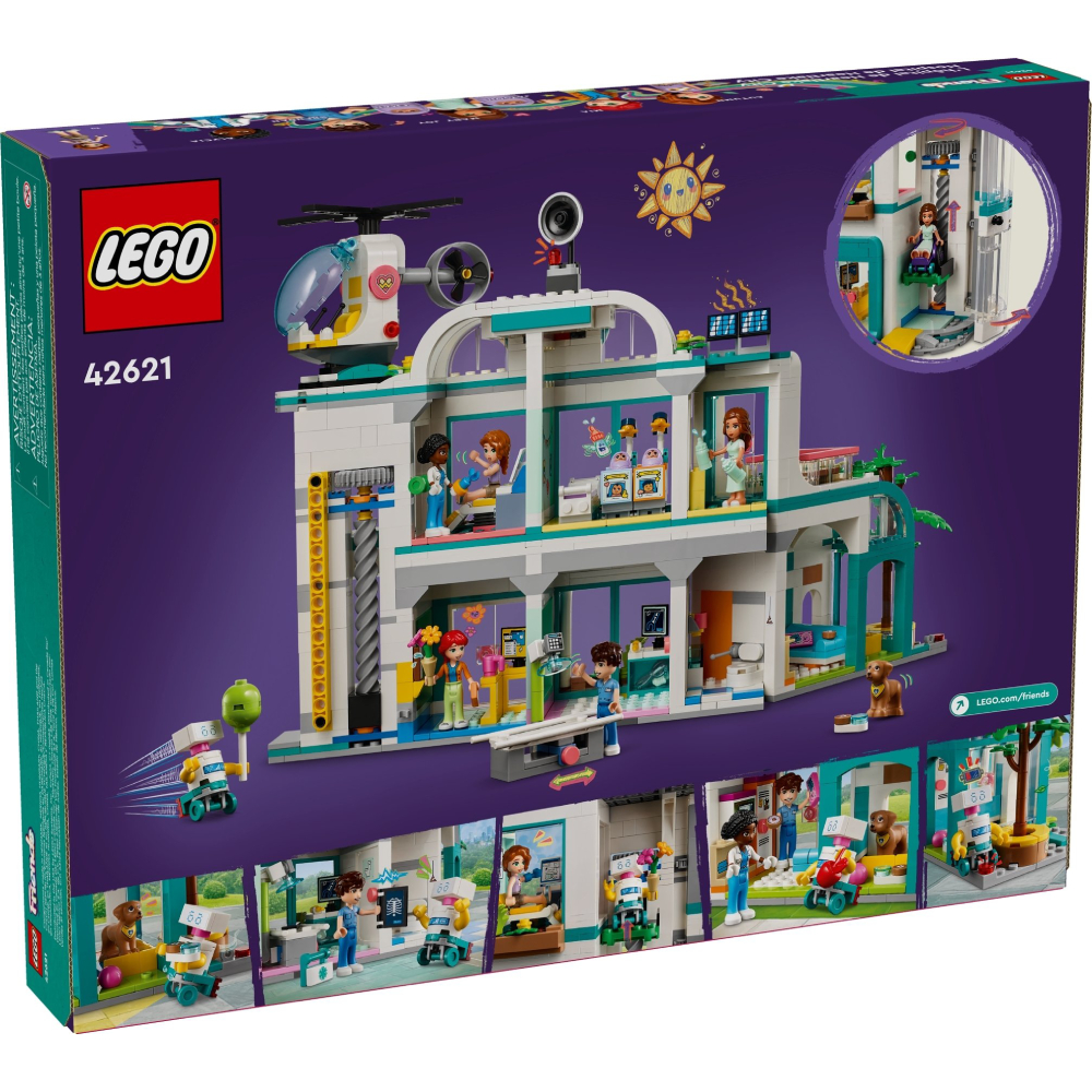 Конструктор LEGO Friends Лікарня в Хартлейк-Сіті (42621)