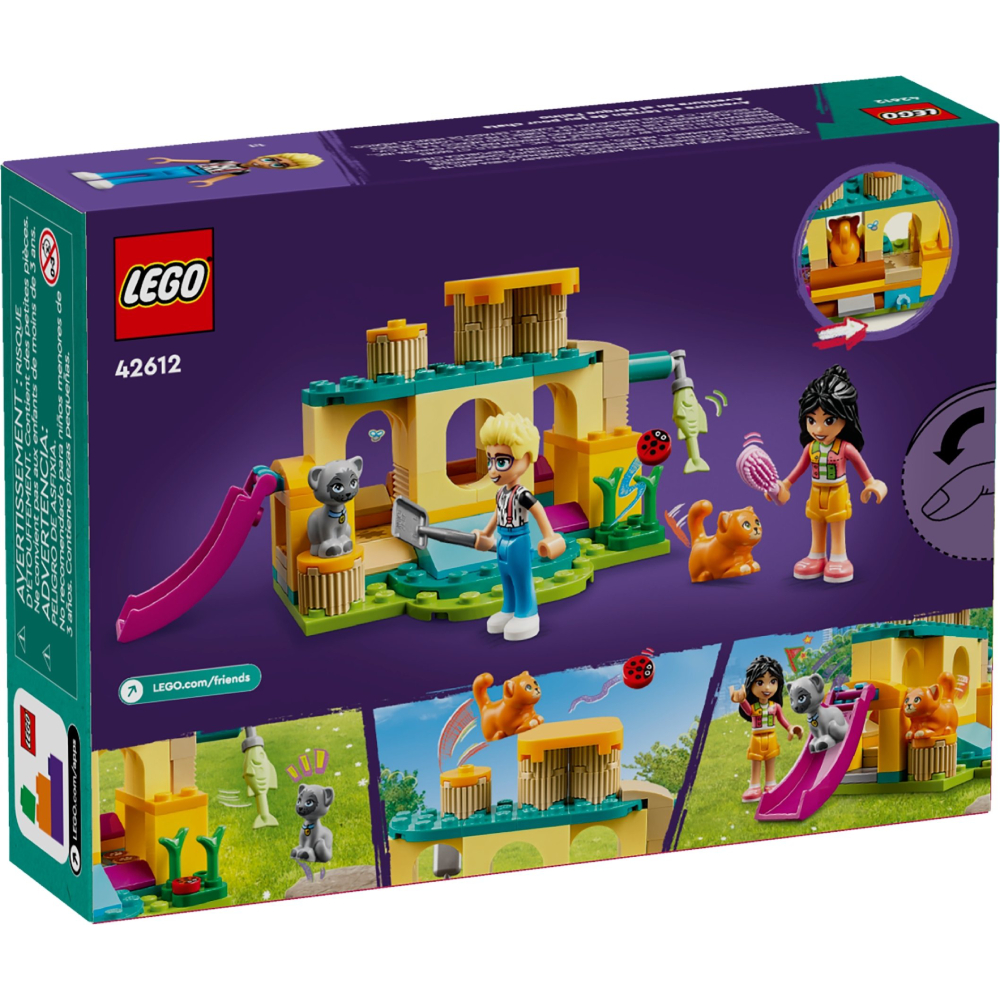 Конструктор LEGO Friends Пригоди на котячому ігровому майданчику (42612)