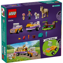 Конструктор LEGO Friends Причіп для коня та поні (42634)