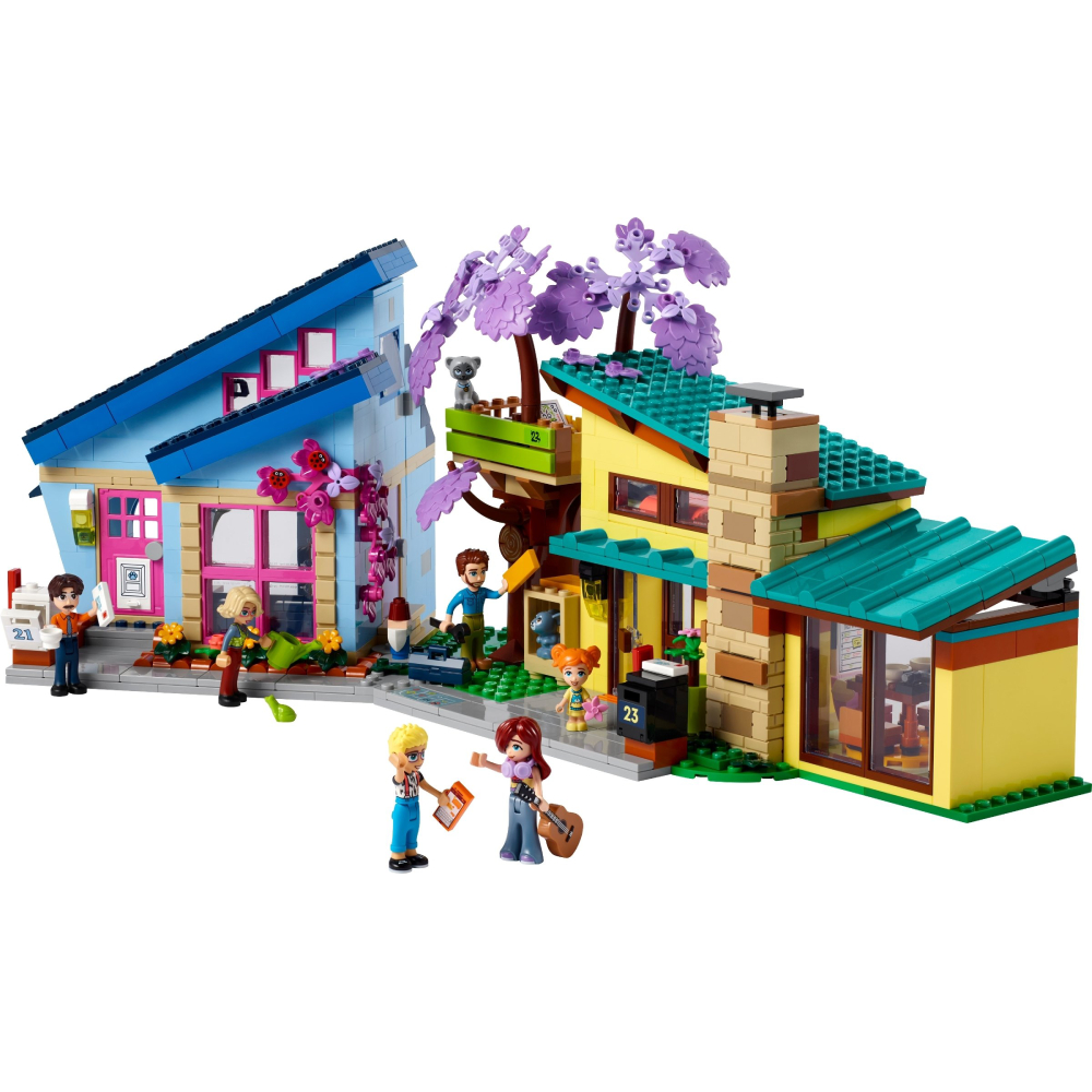 Конструктор LEGO Friends Сімейні будинки Оллі й Пейслі (42620) Тип класичний