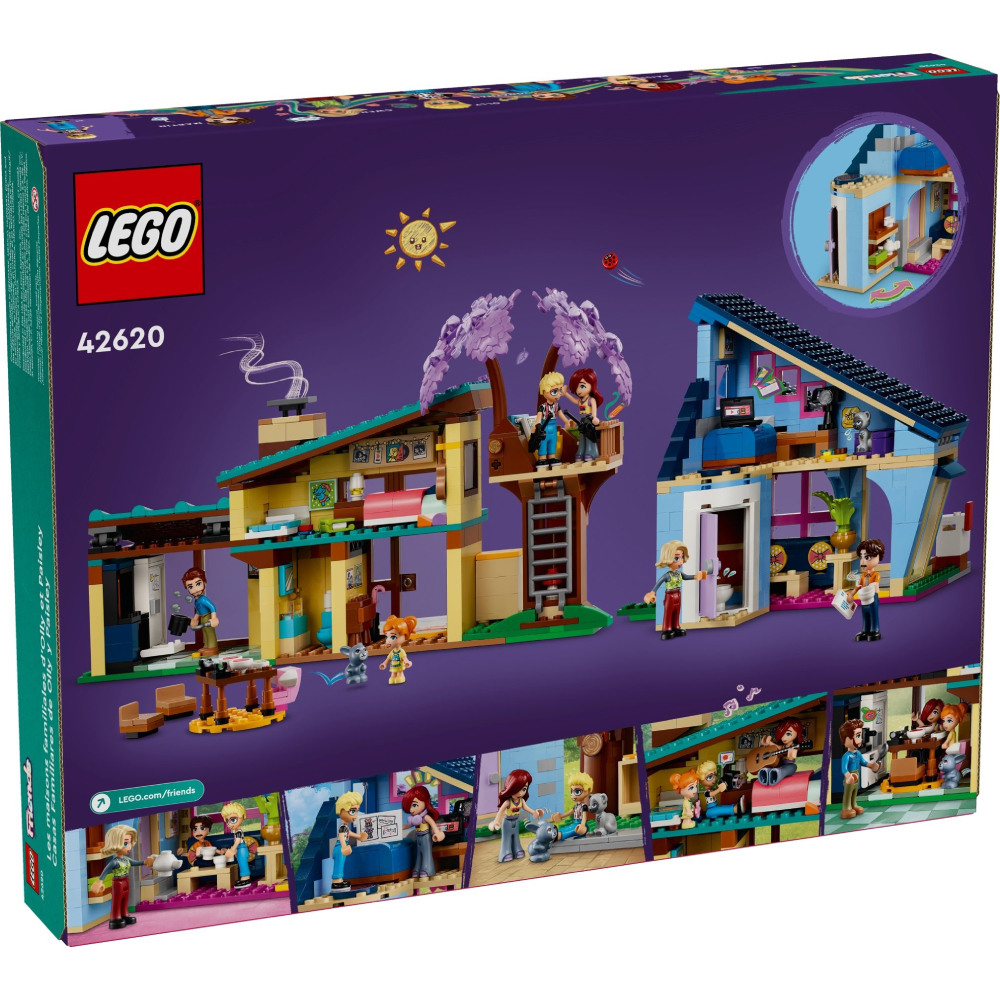 Конструктор LEGO Friends Семейные дома Олли й Пейсли (42620) ᐉ Купить по  низкой цене в Украине • Киев, Львов, Харьков, Днепр, Одесса, Запорожье,  Ужгород – фото, отзывы, характеристики в Фокстрот