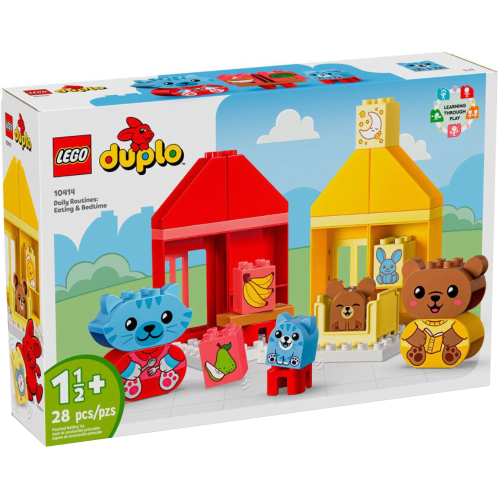 Конструктор LEGO DUPLO My First Щоденні процедури: час вечері та сну (10414) Конструктор LEGO DUPLO My First Щоденні процедури: час вечері та сну (10414)