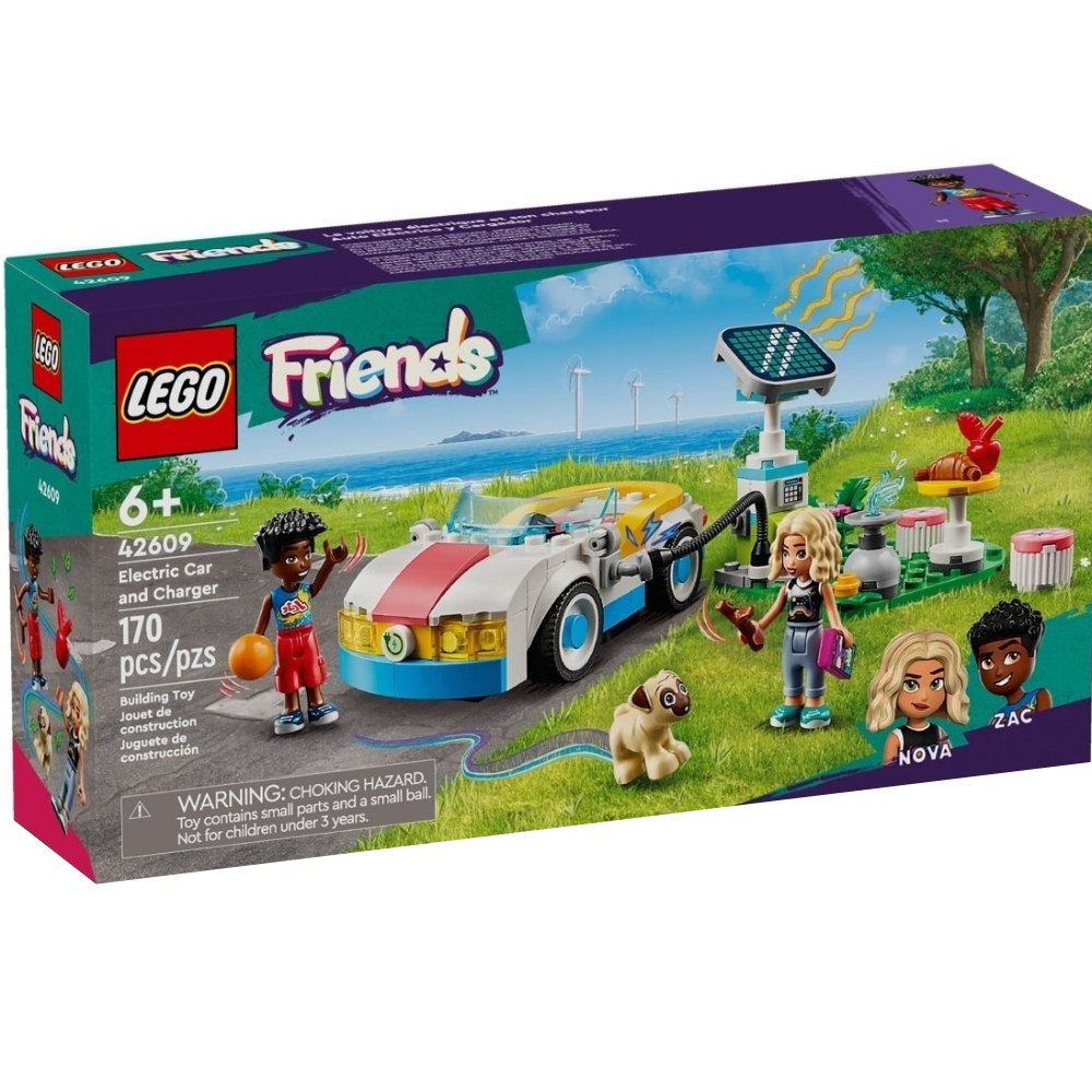 Конструктор LEGO Friends Электромобиль и зарядное устройство (42609)