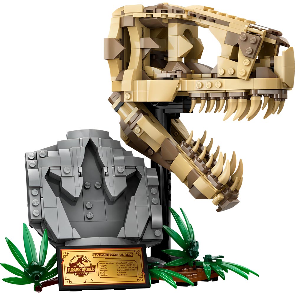 Конструктор LEGO Jurassic World Окаменелости динозавров: череп тираннозавра (76964) Тип классический