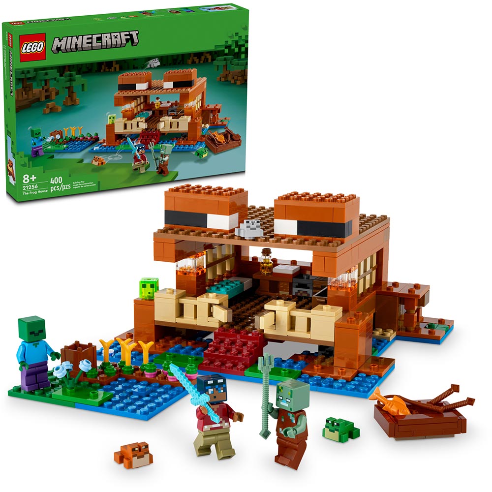 Покупка Конструктор LEGO Minecraft Дом в форме лягушки (21256)