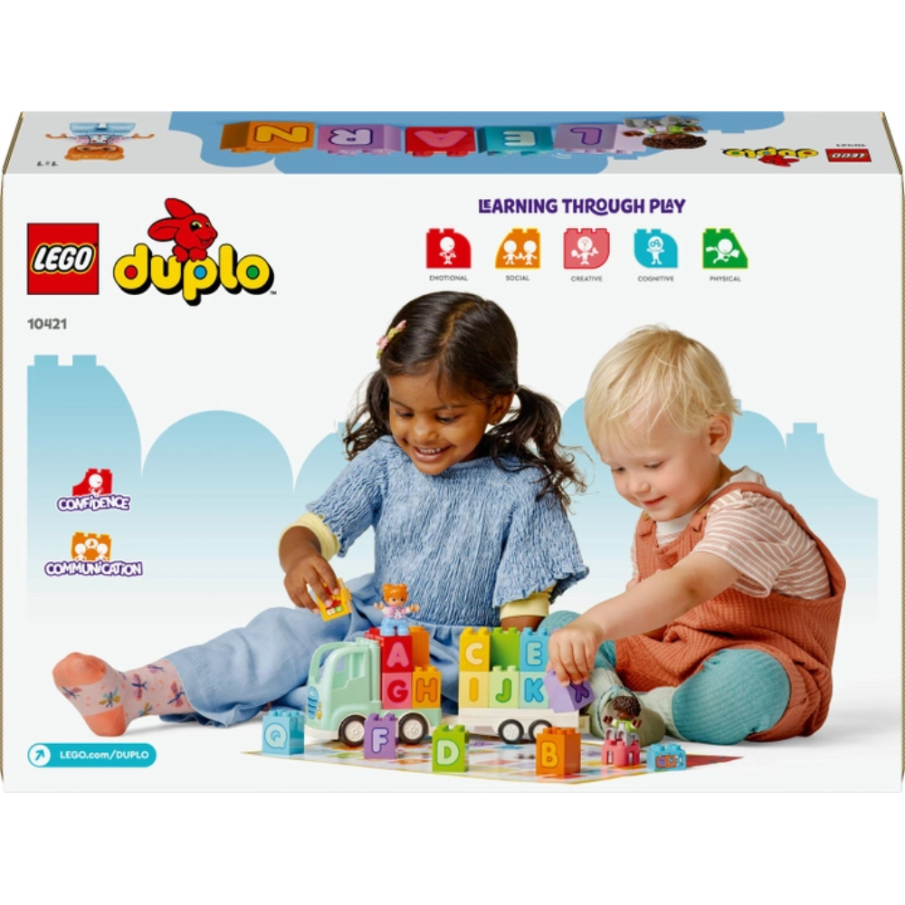 Конструктор LEGO DUPLO Town Грузовик с азбукой 36 деталей (10421) Тип классический