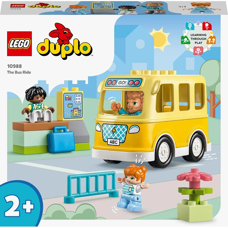 Конструктор LEGO Duplo Поездка на автобусе 16 деталей (10988)