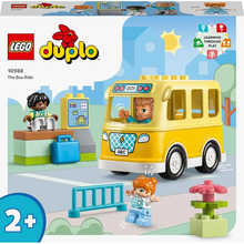 Конструктор LEGO Duplo Поїздка автобусом 16 деталей (10988)