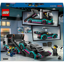 Конструктор LEGO City Автомобиль для гонок и автовоз 328 деталей (60406)