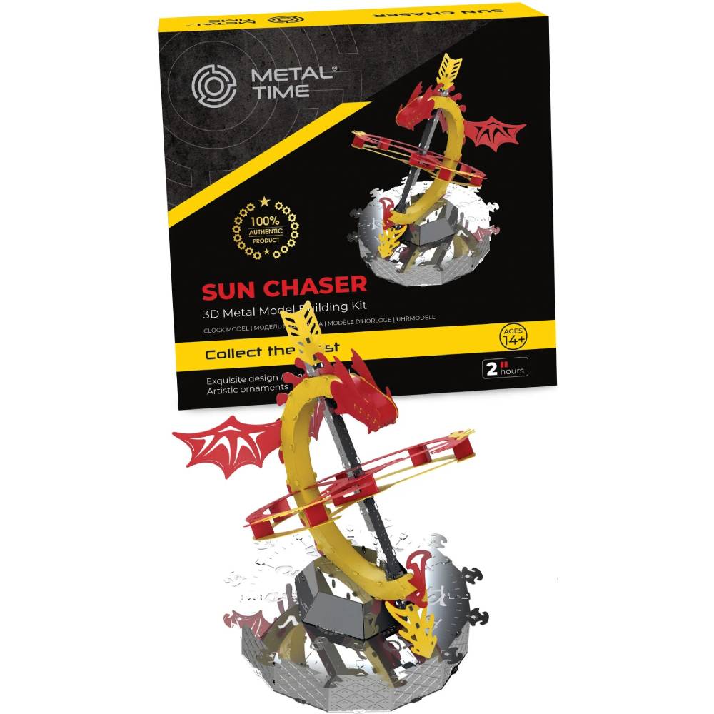 Конструктор METAL TIME Sun Chaser Dragon Stand Clock (MT025) Тематика драконы