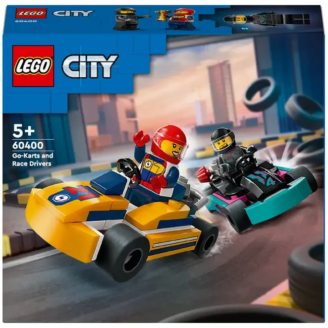 Конструктор LEGO City Картинг та гонщики 99 деталей (60400)