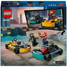 Конструктор LEGO City Картинг и гонщики 99 деталей (60400)