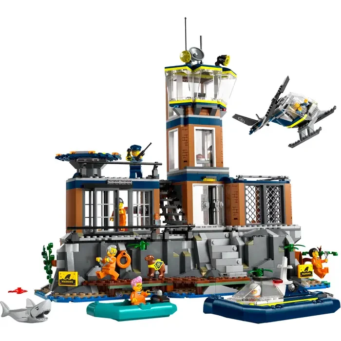 Конструктор LEGO City Поліцейський острів-в'язниця 980 деталей (60419) Тематика поліція