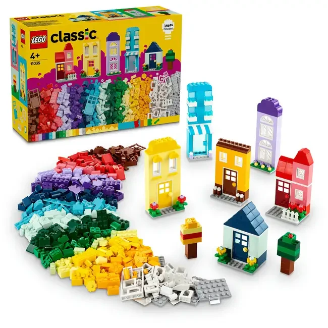 Конструктор LEGO Classic Творчі будинки 850 деталей (11035) Кріплення блок