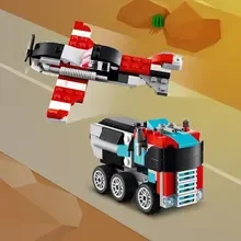 Конструктор LEGO Creator Бортовой грузовик с вертолетом 270 деталей (31146)