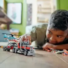 Конструктор LEGO Creator Бортовой грузовик с вертолетом 270 деталей (31146)