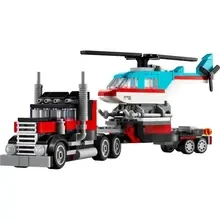 Конструктор LEGO Creator Бортовой грузовик с вертолетом 270 деталей (31146)