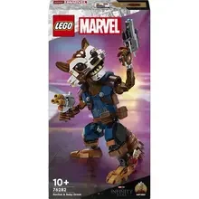 Конструктор LEGO Marvel Ракета и малыш Грут 566 деталей (76282)